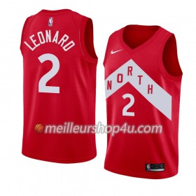 Maillot Basket Homme Toronto Raptors Kawhi Leonard 2 2018-19 Nike Rouge Swingman